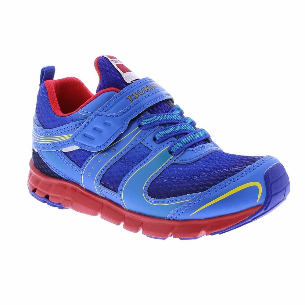 NEW TSUKIHOSHI boys velocity sneakers in blue/red